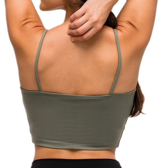 Lemedy Women Padded Sports Bra Fitness Workout Running Shirts Yoga Tank Top - Picture 4 of 7